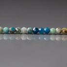 3mm Hauynite Beads ‚Äì Faceted Round Micro Gemstone 15" Strand