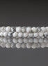 3mm Howlite Beads - Faceted Round Micro Gemstone 15" Strand