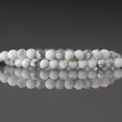 3mm Howlite Beads - Faceted Round Micro Gemstone 15" Strand