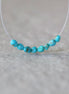 3mm Kingman Arizona Turquoise Beads – Smooth Tiny Nuggets Natural Gemstone