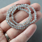 3mm Labradorite Beads ‚Äì Faceted Round Micro Gemstone 12" Strand
