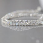 3mm Labradorite Beads ‚Äì Faceted Round Micro Gemstone 12" Strand
