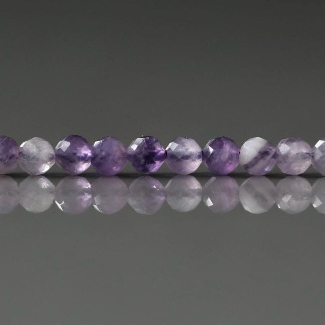 3mm AAA Lace Amethyst Beads Micro Faceted Beads 15" Purple Natural Amethyst Lilac Gemstone Beads Beading Crafter Gift February Birthstone