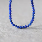 3mm Lapis Lazuli Beads ‚Äì Faceted Round Micro Gemstone 15" Strand
