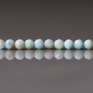 3mm Larimar Faceted Beads 15