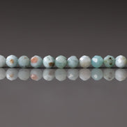 3mm Larimar Faceted Beads 15
