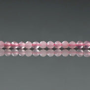 3mm Madagascar Rose Quartz Faceted Beads 15