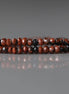 3mm Mahogany Obsidian Beads ‚Äì Hand Faceted Rondelle Gemstone 13" Strand