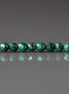 3mm Malachite Beads ‚Äì Faceted Round Micro Gemstone 15" Strand