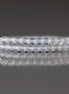 3mm Milky White Agate Beads - Smooth Round Micro Gemstone 15" Strand