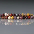 3mm Mookaite Jasper Beads - Faceted Round Micro Gemstone 15" Strand
