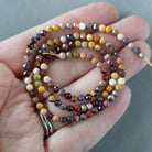 3mm Mookaite Jasper Beads - Faceted Round Micro Gemstone 15" Strand