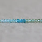 3mm Multi Color Apatite Beads – Faceted Round Micro Gemstone 15" Strand