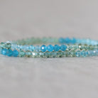 3mm Multi Color Apatite Beads – Faceted Round Micro Gemstone 15" Strand