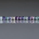 3mm Multi Fluorite Beads – Faceted Cube Micro Gemstone 15" Strand