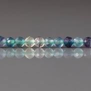 3mm AAA Multi Fluorite Beads Faceted Beads 15