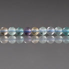 3mm Multi Fluorite Beads ‚Äì Faceted Round Micro Gemstone 15" Strand