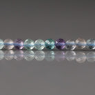 3mm Multi Fluorite Beads ‚Äì Faceted Round Micro Gemstone 15" Strand