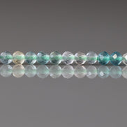 3mm Multi Fluorite Beads ‚Äì Faceted Round Micro Gemstone 15