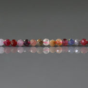 3mm Multi Spinel Faceted Beads 15