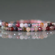 3mm Multi Spinel Faceted Beads 15