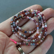3mm Multi Spinel Faceted Beads 15