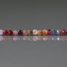 3mm Multi Spinel Beads - Faceted Round Micro Gemstone 15" Strand
