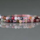 3mm Multi Spinel Beads - Faceted Round Micro Gemstone 15" Strand