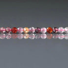 3mm Multi Spinel Beads – Faceted Round Micro Gemstone 7" Strand