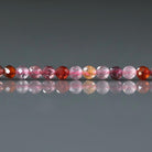 3mm Multi Spinel Beads – Faceted Round Micro Gemstone 7" Strand