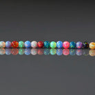 3mm Multicolor Opal Beads - Round Smooth Lab Gemstone