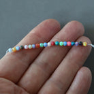 3mm Multicolor Opal Beads - Round Smooth Lab Gemstone