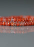 3mm Natural Carnelian Beads - Faceted Rondelle Natural Gemstone 12.5"
