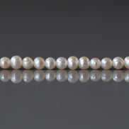 3mm Freshwater Pearl Beads Potato Pearls White Baroque 14.5