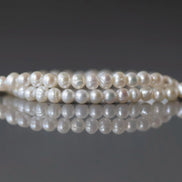3mm Freshwater Pearl Beads Potato Pearls White Baroque 14.5