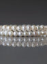 3mm Natural Freshwater Pearl Potato Beads - 14.5" Strand