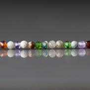 3mm Multi Gemstone Micro Faceted Beads 15