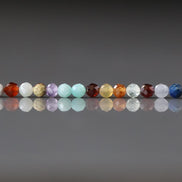 3mm Multi Gemstone Micro Faceted Beads 15