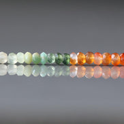 3mm Multi Gemstone Hand Faceted Beads 12.5
