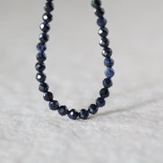 3mm Natural Sapphire Beads - Faceted Round Micro Gemstone