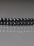 3mm Natural Shungite Beads - Faceted Round Micro Gemstone 15" Strand