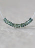 3mm Natural Songea Green Sapphire Beads Rondelle Faceted 1” Genuine Gemstone for DIY Jewelry Making Supplies