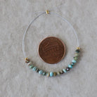 3mm Ariona Turquoise Bicone Beads – Micro Gemstone -20 pcs