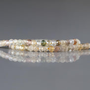 3mm Natural Zircon Beads – Faceted Rondelle Micro Gemstone 7