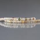 3mm Natural Zircon Beads – Faceted Rondelle Micro Gemstone 7" Strand