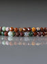 3mm Ocean Jasper Beads - Faceted Round Micro Gemstone 15" Strand