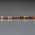 3mm Ocean Jasper Beads - Faceted Round Micro Gemstone 15" Strand