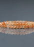 3mm Orange Aventurine Beads ‚Äì Faceted Round Micro Gemstone 15" Strand