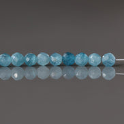 3mm Paraiba Kyanite Beads Micro Faceted Beads 14 PCs Rare Kyanite Gemstone Beads Beading Crafter Gift