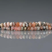 3mm Peach Rhodochrosite Beads Rondelle 15